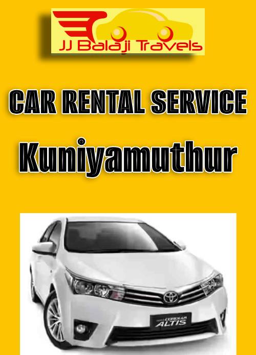 Car Rental in Kuniyamuthur, Coimbatore